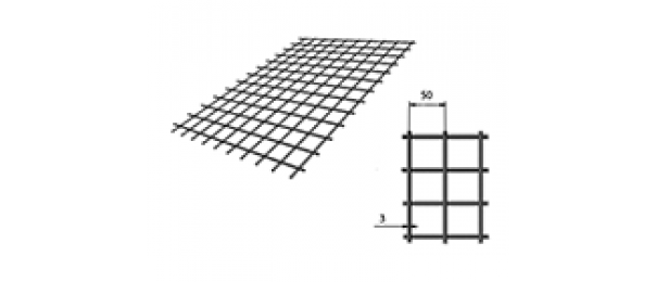Сетка сварная (дорожная) 50х50х3мм 1х2м купить с доставкой в Птичном
